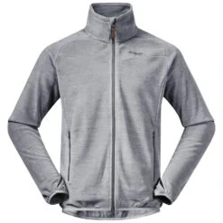 Bergans Hareid NoHood Fleece Jacket (aluminium)