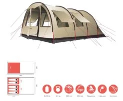 Grand Canyon Helena 5 Zelt (mojave/desert) -Lundhags || VAUDE || Gregory Verkaufsgeschäft Grand Canyon Helena 5 Zelt mojave desert D 330032 Bild 4